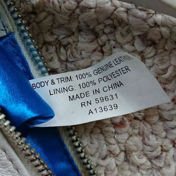 Tempo by leonello borghi white 100% leather small purse - Picture 5 of 5